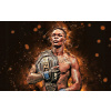 CUKROVÁ TLAČ jedlý obrázok na tortu Cukrová hmota UFC Israel Adesanya MMA 1 + MENO