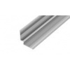 AP45/1 schodová lišta vnútorná, hliník elox striebro, 27x27mm, 2,7 m, 5 mm