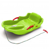 Baby Mix Plastové boby s operadlom a brzdami SPEED bob zelená
