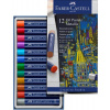 Olejové pastely FABER-CASTELL - Oil Pastels - metalická farebná sada 12 kusov