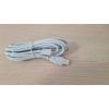Kábel USB na micro USB 3m, biela