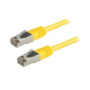 Kabel Patch FTP Cat5e RJ45/568B, 0,5m žlutý