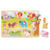 Tooky Toy Vkladacie puzzle Zvieratká 9 ks
