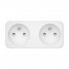 Múdra zásuvka EVOLVEO Porta DUO F32, múdra Wi-Fi dvojzásuvka s meraním spotreby (PORTA-DUAL-F32)