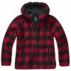 Brandit Teddy flísová dámska bunda, red/black - XS
