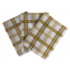 SVITAP sleep well Utěrka Extra savá 50x70 cm Káro okr 3 ks
