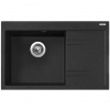 Granitový drez Sinks RIM 780 L Granblack - ľavý
