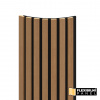 WALL CONCEPT flexi obkladový panel Dub zimný, čierny filc + MDF, 2750x285x17 mm, 0,78 m2