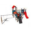 Playground System DETSKÉ IHRISKO - zostava so šmýkačkou a hojdačkou 4U306K - celokovová