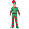Kostým pre chlapca- Elf Guirma kostým 140 (Elf Detský outfit zamaskuje mikołajki zeleň)