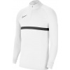Detská tréningová mikina Nike DF Academy 21 Dril Top biela CW6112 100, biela, veľkosť 128-137cm