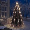 zahrada-XL Svetelná sieť na vianočný stromček 300 LED, 300 cm 51281