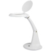 TOOLCRAFT TO-7427307 stolná lupa s LED osvetlením, Zväčšenie: 1.75 x, 4 x, En.trieda 2021: F (A - G); TO-7427307