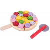 Bigjigs Toys Pizza krájacia drevená