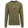 Lost Youth Rose Crewneck - olive M