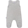 Dojčenské dupačky New Baby Classic II sivé - Sivá - 62 (3–6m)