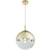 Globo Lighting Varus závesné svietidlo 1x40 W priehľadná-zlatá 15856