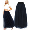 Fashionweek Exkluzívne dlhá tylová sukňa BRAND51 Farba: námornícka modrá, Veľkosť: Universal