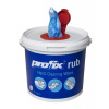 Vlhčené čistiace utierky TEMCA PROFIX rub modré - 72ks