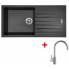 Sinks Perfecto 1000 Metalblack + Vitalia