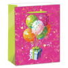 Balónový darčekový vzorovaný taška - 18 x 23 cm