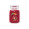 Yankee Candle RED APPLE WREATH Veľká sviečka Signature 567g