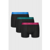 MEN-A 3PACK Boxerky MEN-A modrá-zelená-vínová S