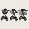 LIONELO Slnečná clona na kočík Stroller Sun Cover Black Carbon