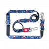 Max&Molly Multi-Leash Sailor - odnímateľné vodítko pre psa, námorný vzor, 200 cm - L