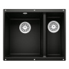 Granitový drez Blanco Rotan 340/160 U čierna, bez tiahla, drez vľavo