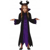 Kostým Diabolina Čarodejnica Diabolky Čarodejnice Maleficent 125-135 cm.