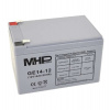 MHPower GE14-12 Gélový akumulátor 12V/14Ah, Faston F2 - 6,3mm, Deep Cycle (GE14-12)