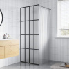 vidaXL Sprchová zástena walk-in, matné tvrdené sklo 80x195 cm