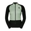 SCOTT Cyklistická vetruodolná bunda - RC PRO WARM HYBRID GTX WS W - čierna/zelená S