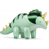 Fóliový balón Party Deco Foil balloon Triceratops - green 93 x 49 cm uni