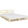 vidaXL Paletový posteľný rám, borovicový masív 160x200 cm - Hnedá - 68589-23395