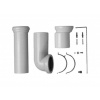 DURAVIT - Příslušenství Vario pripojovacia súprava na WC, biela 0014220000