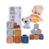 Woopie Montessori senzorické kocky Medvedík z mäkkej gumy