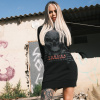 Yakuza dámske šaty DEVILS GKB 25107 black Farba: čierna, Veľkosti dámske: S