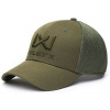 WILEY X Šiltovka Trucker Cap - olive green / olive green logo