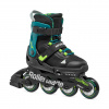 ROLLERBLADE Microblade XT black/petrol green 33-36,5