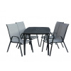 ROJAPLAST Set záhradného nábytku ZWMT-24 záhradný stôl 1 + 4 záhradné stoličky XT1012C