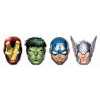 Party papierové masky Avengers 6 ks