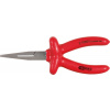 Kliešte ploché KS Tools, 1000 V, 160 mm, dlhé, ponorná izolácia