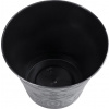 Kvetináč Strend Pro Flower, 24,5x19,3 cm, strieborný, metalický efekt