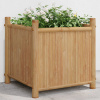 vidaXL Kvetináč 40x40x40 cm bambus - Hnedá - 91600-45848