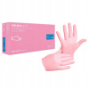 Nitrilové rukavice Nitrylex PINK veľ M - 100 ks RUŽOVÉ BEZPUDROVÉ