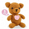 Plaid Bucilla - Sada na háčkovanie Amigurumi Druh: Medveď Billy