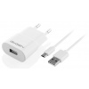Nabíjačka do siete GoGEN ACH 103 MC, 1x USB 1 A + microUSB kábel 1 m BIELA (GOGACH103MCW)