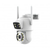 IMMAX 07783L NEO LITE Smart Security vonkajšia kamera DOUBLE 355° 90° WiFi P/T 2x2MP ONVIF